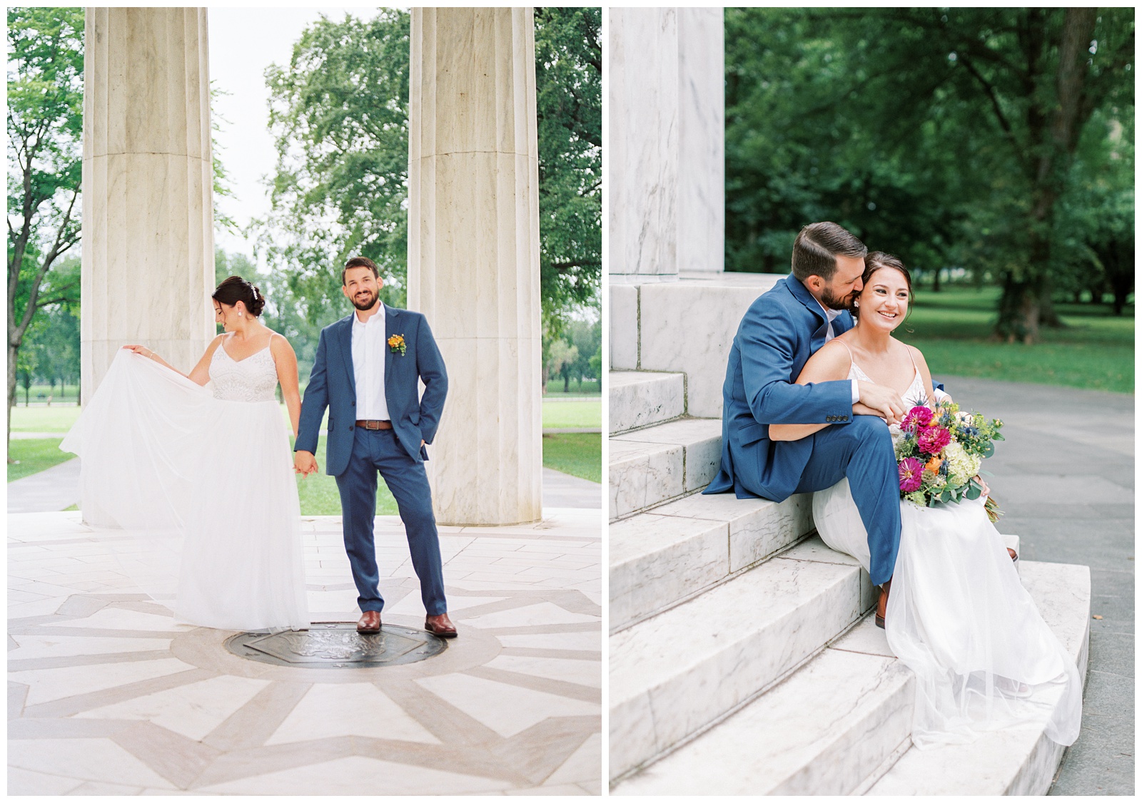 DC War Memorial-National Mall-Lincoln Memorial-DC Wedding Photographer-Neva Sullivan Photography_0012.jpg