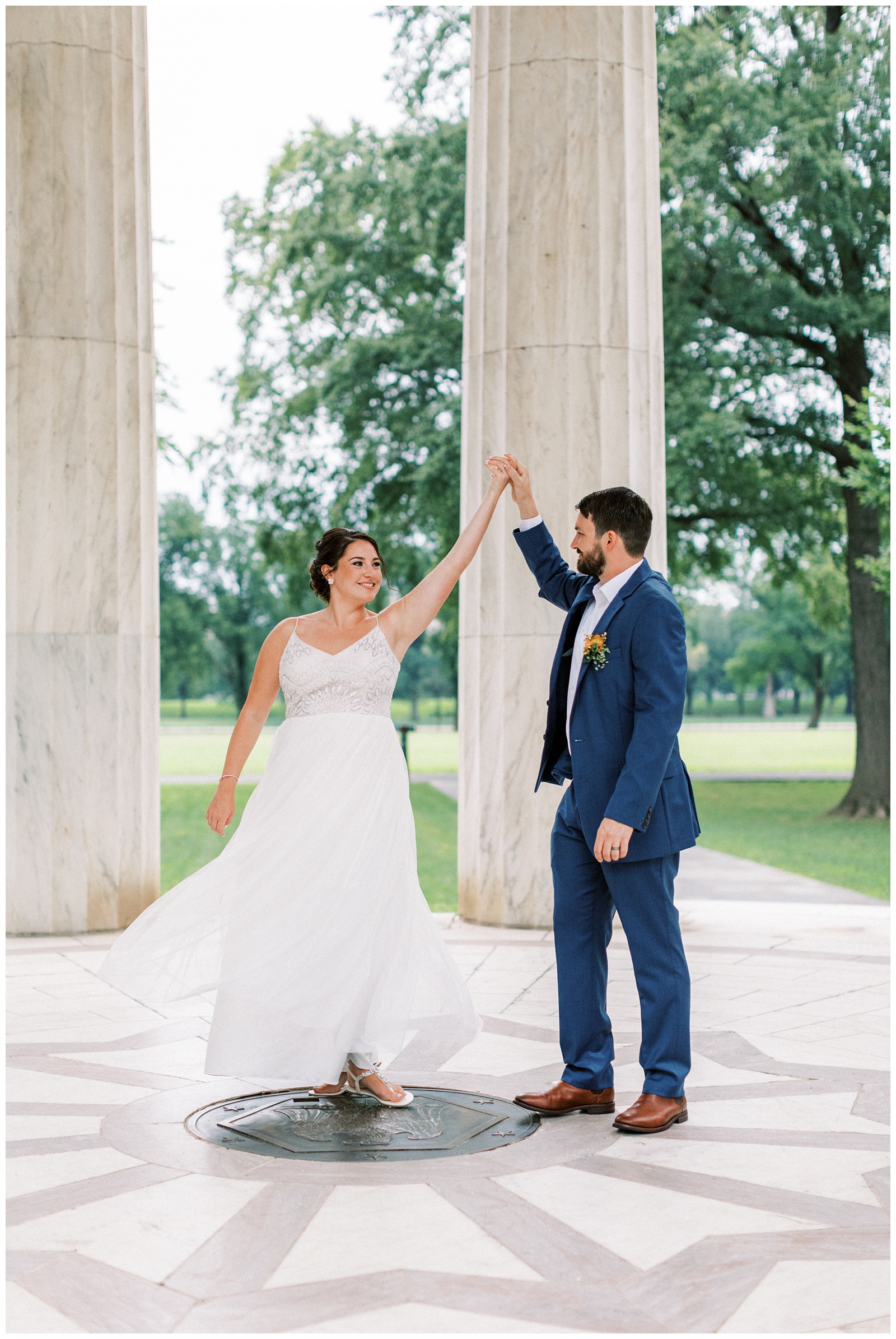 DC War Memorial-National Mall-Lincoln Memorial-DC Wedding Photographer-Neva Sullivan Photography_0013.jpg